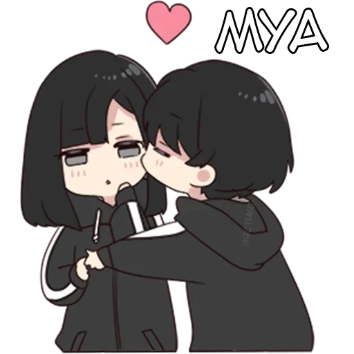 yurudara, anime cute, menher kun, lovely anime couples, drawings of anime steam