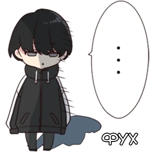 yurudara kun stickers, yurudura kun stickers, telegram kun, drawing, yurudura chan