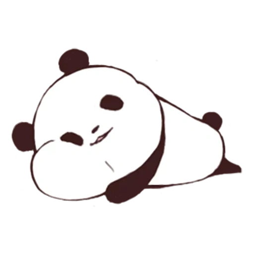 panda, panda dolce, disegno di panda, panda pigra, i disegni di panda sono carini