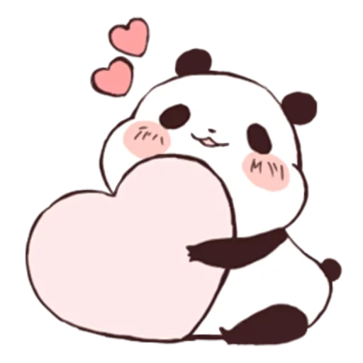 le panda est un dessin doux, les dessins de panda sont mignons, un joli dessin de croquis, le panda est un cœur de dessin, mignon drawings sketch panda