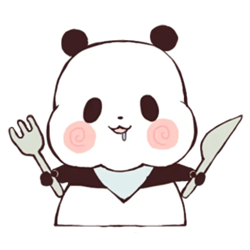 kawaii, panda bin, panda dolce, i disegni di panda sono carini, bella panda coreana