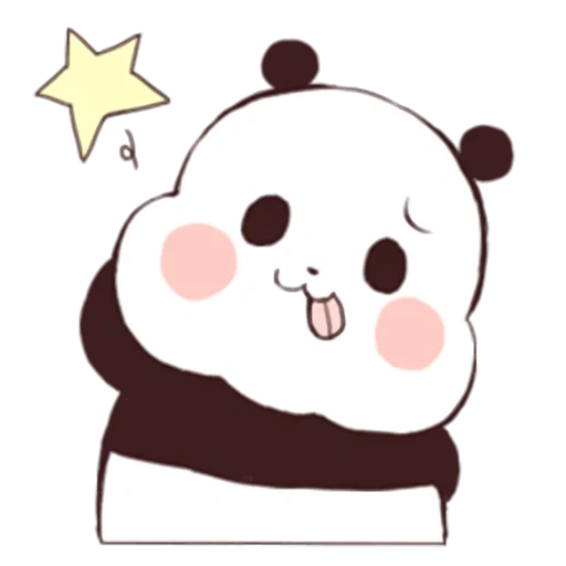 kawai, panda is cute, kavai's picture, panda pattern is cute, lovely korean panda