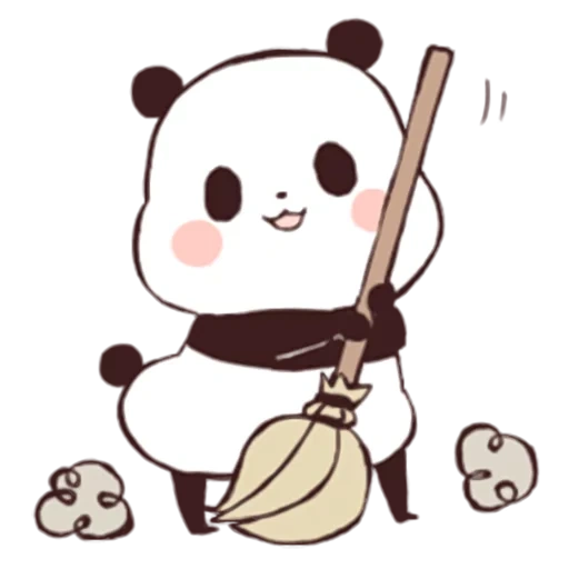 chibi panda, panda adalah gambar yang manis, gambar panda yang indah, pola cahaya panda, panda adalah pola cahaya