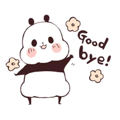 panda es querido, dibujos de kavai, panda dibujo lindo, preciosos dibujos de panda, preciosos pandas coreanos