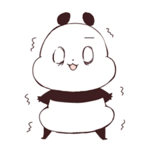 panda dolce, disegni di kawaii, panda è un dolce disegno, panda disegno carino, bel disegni di panda