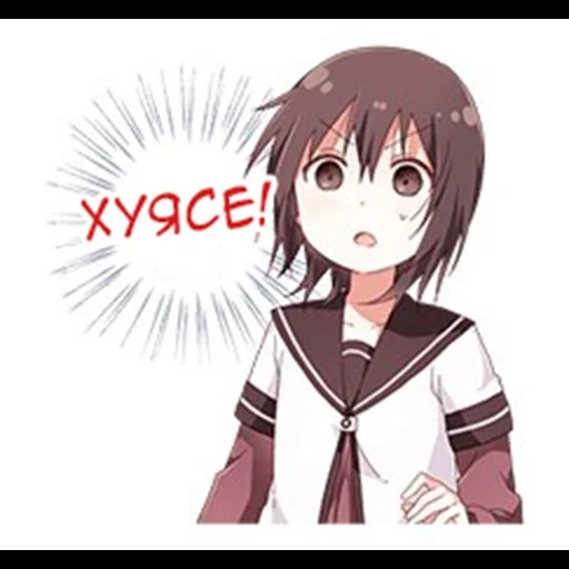 аниме, yuru yuri, аниме юри, юи фунами, девушки аниме