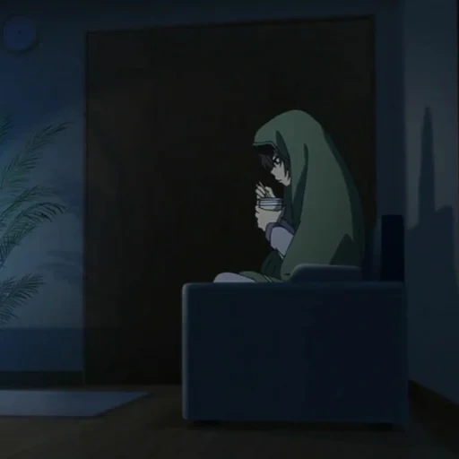 аниме, грустные аниме, аниме депрессия, аниме одиночество, очень грустные аниме