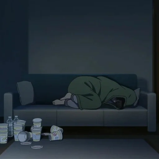аниме, аниме клип, аниме темное, грустные аниме, депрессия аниме