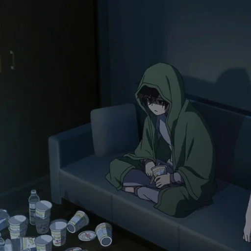 рисунок, грустные аниме, очень грустные аниме, мое состояние важнее, шарлотта отосака депрессия