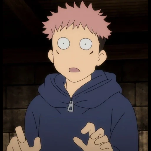 yuujitadori, anime boy, anime boy, jujutsu kaisen, model anime face