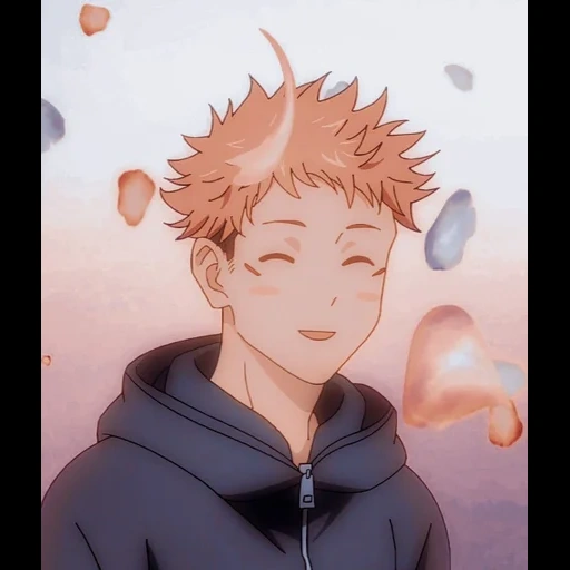 anime, the anime is funny, anime haikyuu, anime characters, itadori yuji icon