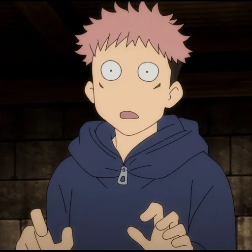 jujutsu, yuujitadori, anime boy, jujutsu kaisen, model anime face