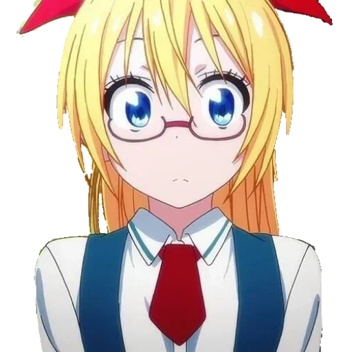 аниме nisekoi, nisekoi, читоге кирисаки покер фейс, chitoge, кирисаки читоге аниме