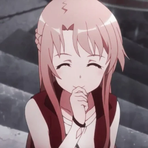 asuna, yuki asuna, anime mignon, personnages d'anime, yuki amatsu sourit