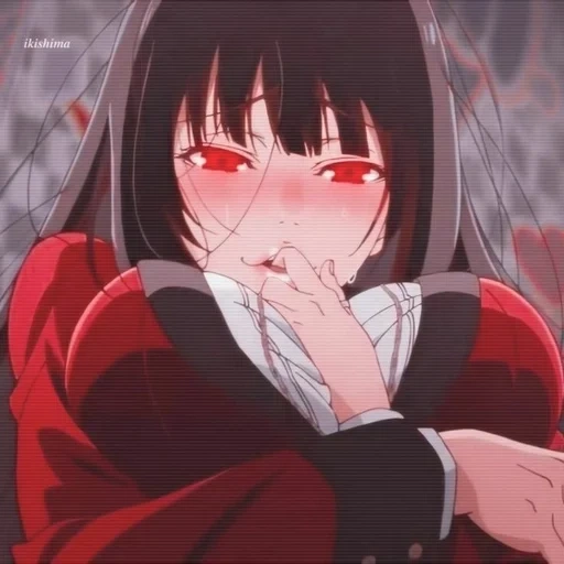 jabami yumeko, anime verrückte aufregung, verrückte aufregung kakegurui, anime wahnsinnige aufregung yumeko, anime verrückte aufregung yumeko jabami