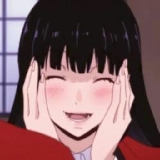 desenho, kakegurui, kakegurui yumeko, o anime é louco, yumeko jabami ícone anime