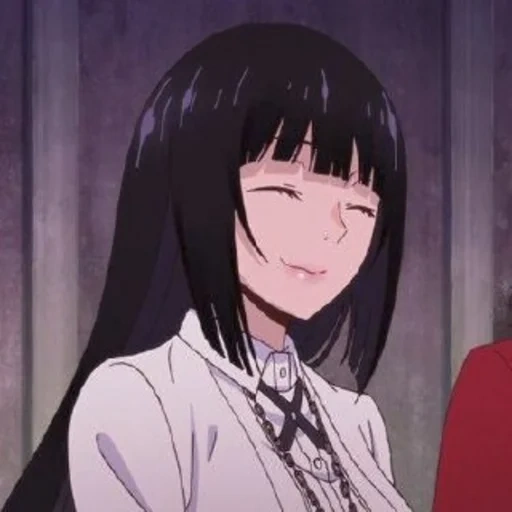 kakegurui, yumeko jabami, kakegurui yumeko, personaggio follemente eccitante di yumiko, anime folle brivido di jumeko jabami