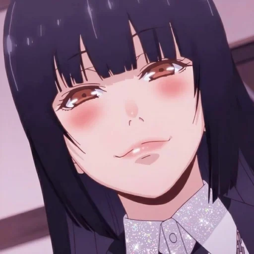 kakegurui, jabam yumko, kakeguru anime, anime crazy excitement, crazy excitement yumeko jabs