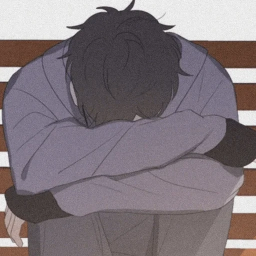 yu yang, immagine, yang sta piangendo, anime triste, ragazzo anime triste