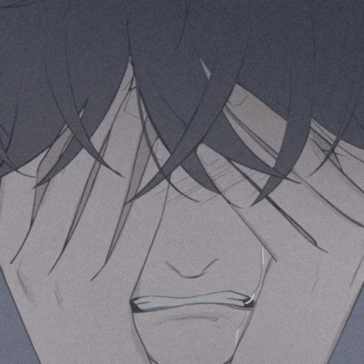 anime rasa sakit, anime anak laki-laki, anime komik, anime boy, gambar anime sedih