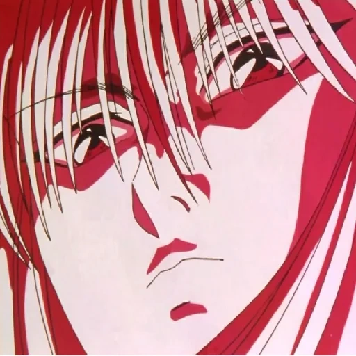 comic x-kai, cartoon animation, yoko kurama, yuyu hakusho, mysterious game animation 47 series