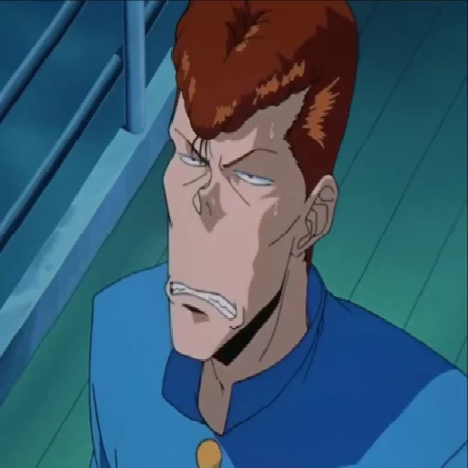 kuvabara, kuwabara, yu yu hakusho, kazuma kuvabar está durmiendo, yu yu hakusho kuwabara