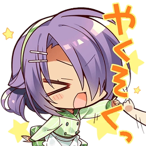 anime chibi, anime lucu, kartu anime, karakter anime, chibi murasakibar azushi