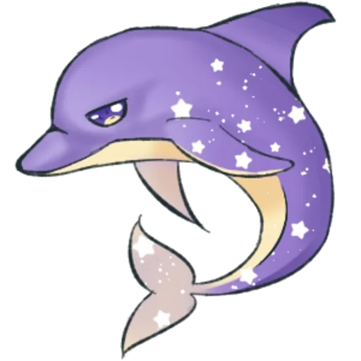 delfín, delfín, lindos delfines, little dolphin, delfín de dibujos animados