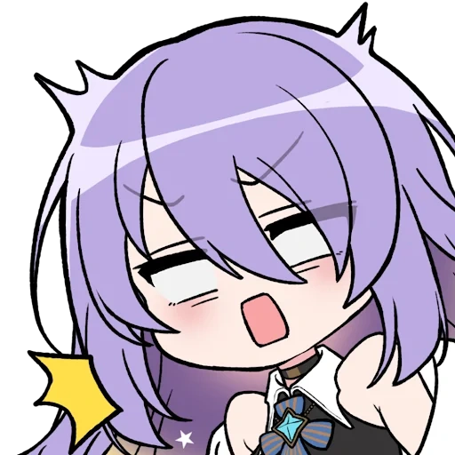 chibi, animação, pessoas, verifique a vida, screaming plutia