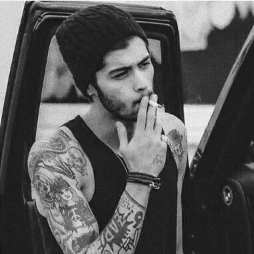 zane, zayn, zane malik, tatuaje de zane malik, chicos tatuados