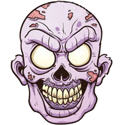 череп, zombie, голова зомби, изображение зомби 64 64