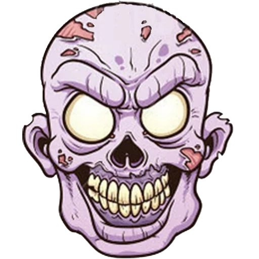 scull, zumbi, cabeça de zumbi, imagem de zumbi 64 64