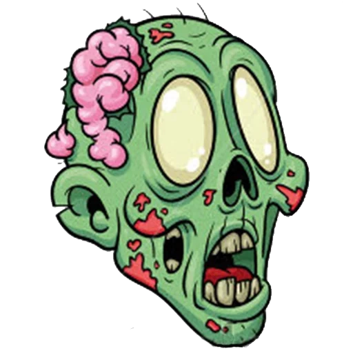 zombi, zombis zombies, cabeza zombie, pegatina zombie, zombie witsappa