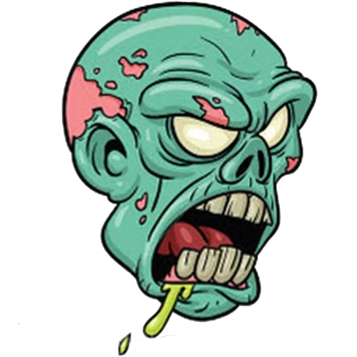 zumbi, zumbis zumbis, zombie head, desenho de zumbi, zumbis de desenhos animados