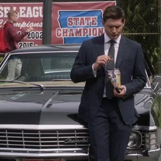 jensen eccles, supernatural, supernatural 15.04, supernatural impala, supernatural 8-season impala