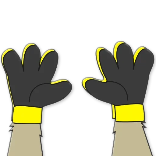 die handschuhe, schutzhandschuhe, cartoon handschuhe, cartoon handschuhe, arbeitshandschuhe vektor