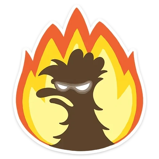 demonio, el fuego, fénix, logo de fuego, el desafío es difícil