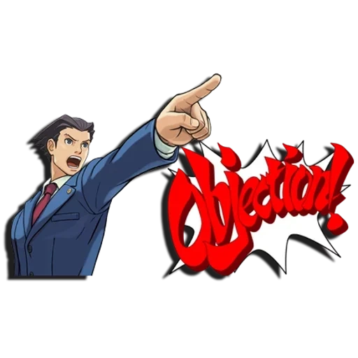 objection мем, objection ace attorney, ace attorney феникс objection, ace attorney феникс протестую, ace attorney феникс райт hold it