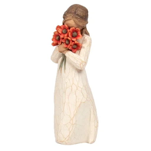 figure, susan lordi figures, willow tree figurines, figures willow tree dog, willow tree statuette promise