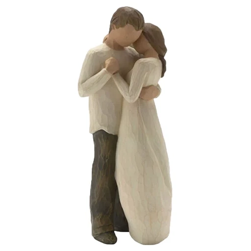 willow tree couple, figure lovers, susan lordi figurines, willow tree statuette promise, figurine promise willow tree 23cm