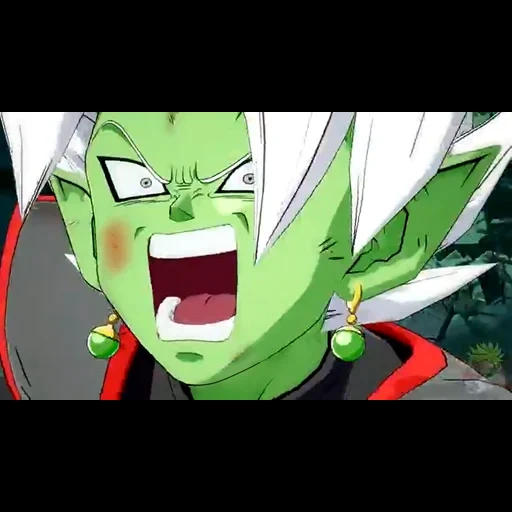 zamasu, fusion zamasu, half corrupted zamasu, zamassu dragon ball pleure, fusion zamasu dragon ball fighterz