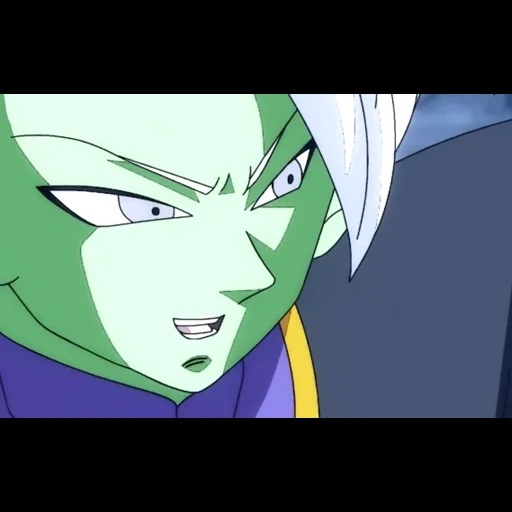 аниме, zamasu, драконий жемчуг, драконий жемчуг супер, драконий жемчуг супер зеленый