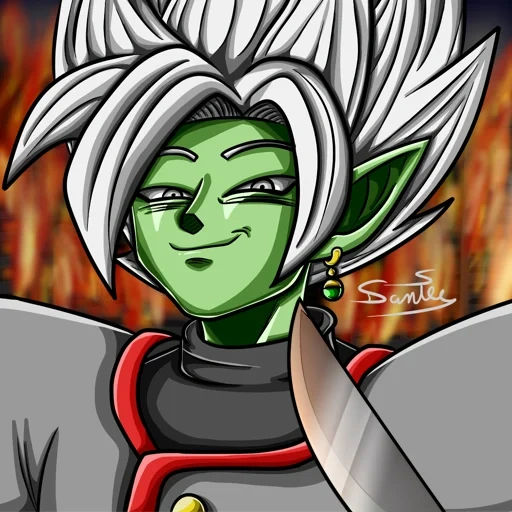 zamasu, dragon ball, zamasu fused, dragon ball, dragon zhuze te