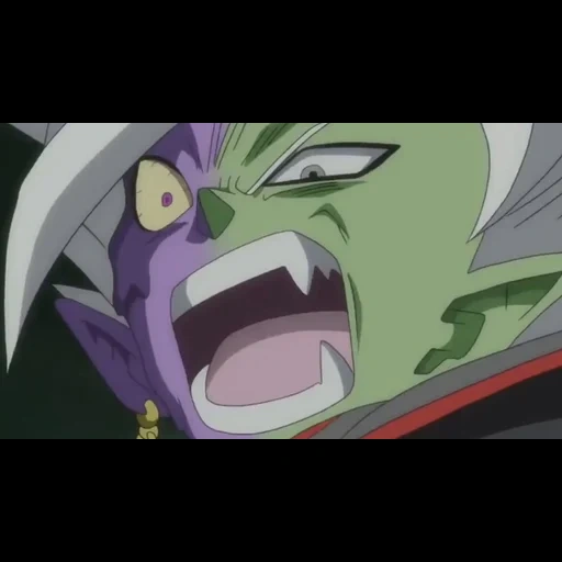 fusion zamasu, zamasu cried, dragon ball, corrupted zamasu, dragon ball super