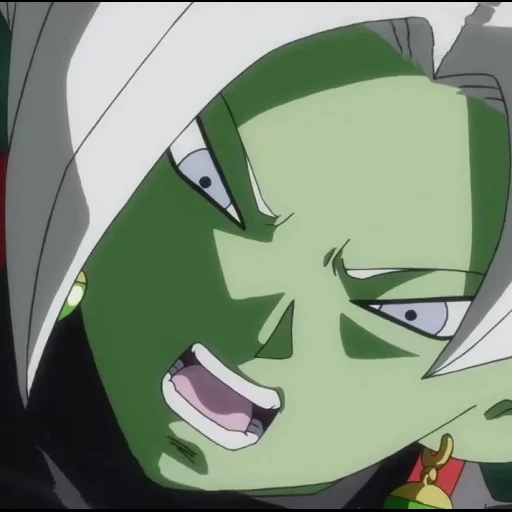 аниме, zamasu, daishinkan, fusion zamasu, dragon ball super zamasu