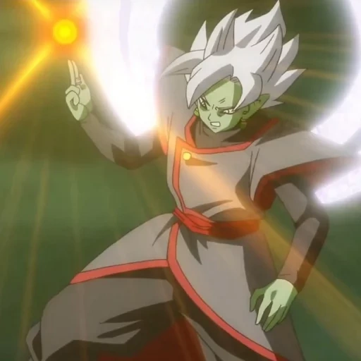 animation, zamasu, zamasu fused, zamasu ultra instinct, fusion zamasu screenshot