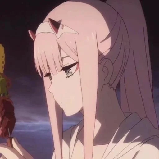 франкс аниме, зеро ту аниме, zero two аниме, милый во франксе