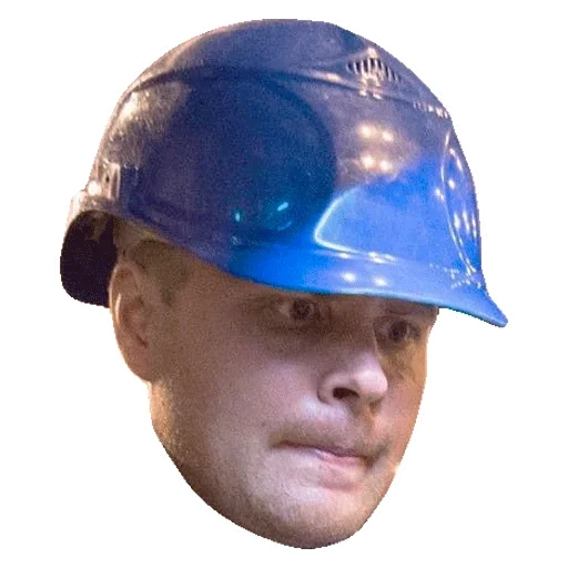 capacete, capacete de porter west, capacete, capacete de fonte industrial azul casca 473-853