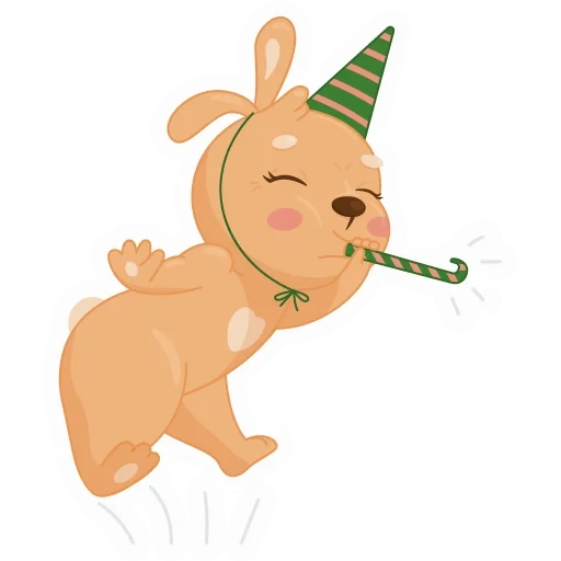 stickers zoe, petit lapin