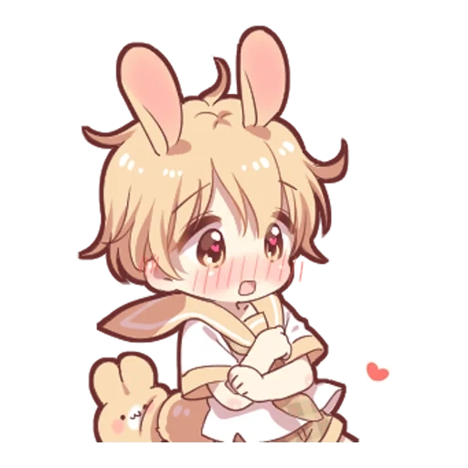 chibi, kun bunny, conejito, shota kun bunny, bunnies de anime